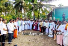 ಕೋಡಿ ಉಂಜಲೋತ್ಸವ, ಪುಷ್ಪಯಾಗ ಮಹೋತ್ಸವ ಚಪ್ಪರ ಮುಹೂರ್ತ