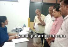 ಕುಂದಾಪುರ :ಪುರಸಭೆ ವ್ಯಾಪ್ತಿಯ ಸ್ಥಳವನ್ನು ರಾಜಕೀಯ ಪಕ್ಷಕ್ಕೆ ಕಚೇರಿಗಾಗಿ ನೀಡುವುದಕ್ಕೆ ಸಿಪಿಐಎಂ ಆಕ್ಷೇಪ – ಪುರಸಭಾ ಆಡಳಿತಾಧಿಕಾರಿಯವರಿಗೆ ಮನವಿ