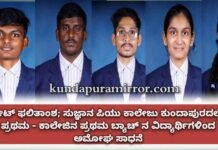 ನೀಟ್ ಫಲಿತಾಂಶ; ಸುಜ್ಞಾನ ಪಿಯು ಕಾಲೇಜು ಕುಂದಾಪುರದಲ್ಲೇ ಪ್ರಥಮ – ಕಾಲೇಜಿನ ಪ್ರಥಮ ಬ್ಯಾಚ್ ನ ವಿದ್ಯಾರ್ಥಿಗಳಿಂದ ಅಮೋಘ ಸಾಧನೆ