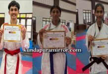 ಕರಾಟೆ ಸ್ಪರ್ಧೆ :ರಾಜ್ಯ ಮಟ್ಟಕ್ಕೆ ಆಯ್ಕೆಯಾದ ಶ್ರೀ ವೆಂಕಟರಮಣ ಪದವಿ ಪೂರ್ವ ಕಾಲೇಜಿನ ವಿದ್ಯಾರ್ಥಿ ಸಫಾನ್