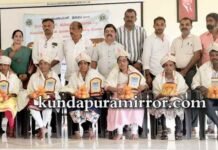 ಲಯನ್ಸ್ ಕ್ಲಬ್ ವತಿಯಿಂದ ಕೋಟ ಪಂಚಾಯತ್ ಘನತ್ಯಾಜ್ಯ ನಿರ್ವಾಹಕ, ಸಿಬ್ಬಂದಿಗಳಿಗೆ ಸನ್ಮಾನ