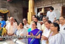 ಕೋಟ ಅಮೃತೇಶ್ವರೀ ದೇಗುಲಕ್ಕೆ ಡಿಸಿ ಸ್ವರೂಪ ಟಿ ಕೆ ಭೇಟಿ